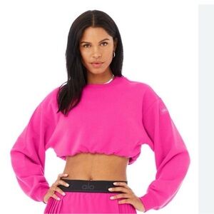 ALO CROP SWEATSHIRT